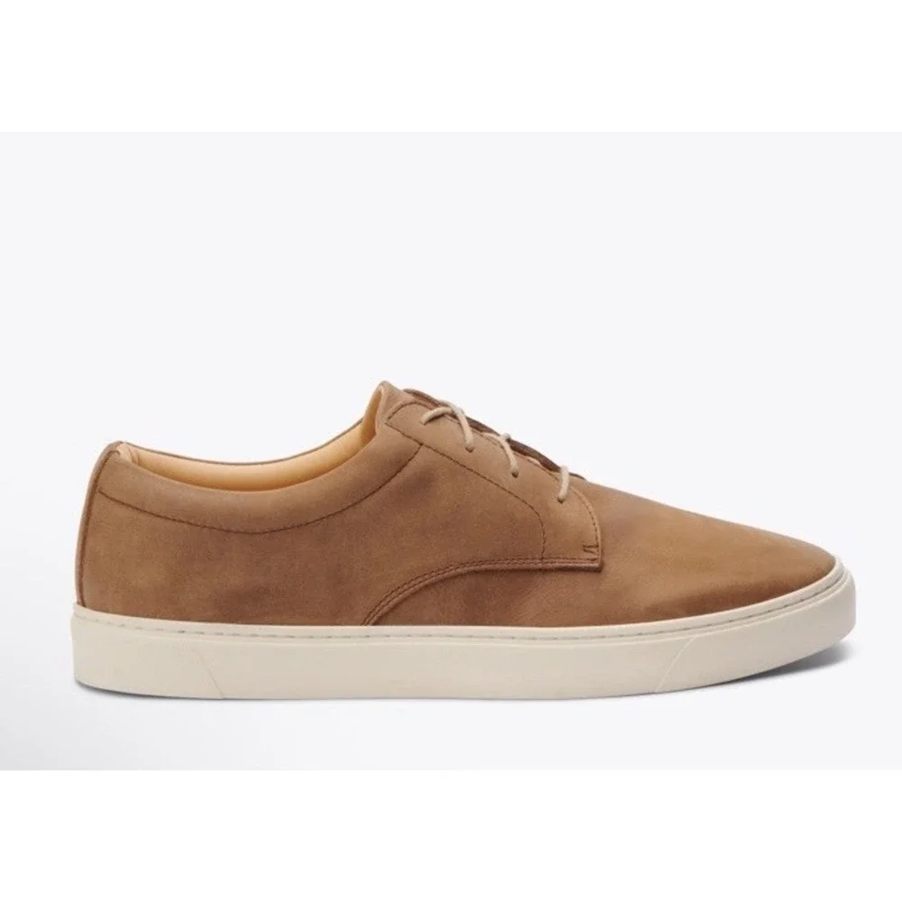 Nisolo Diego Everyday‎ Sneaker Tobacco Leather Mens 11.5 New
